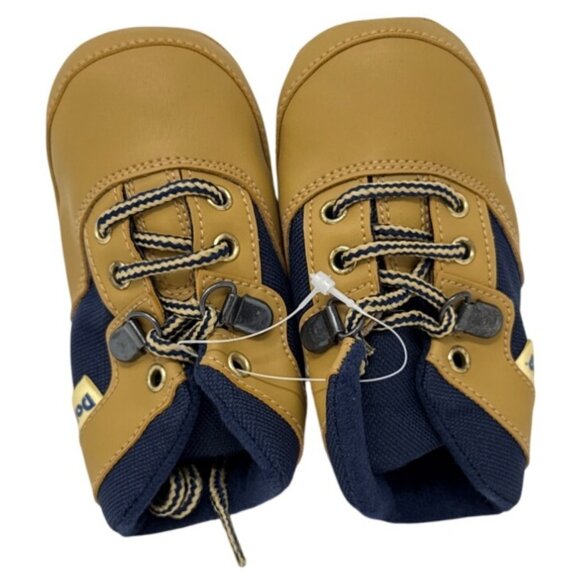 Darling Baby Boy Infant High Top Baby Sneakers Size 4 - Picture 5 of 6